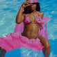 PINK BIKINI SWIMMING SUIT